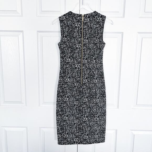 Calvin Klein Snow Leopard Sheath Dress - Picture 5 of 6